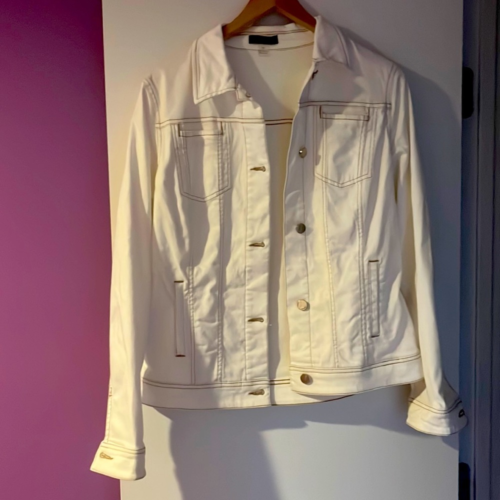 RENUAR White denim jacket
